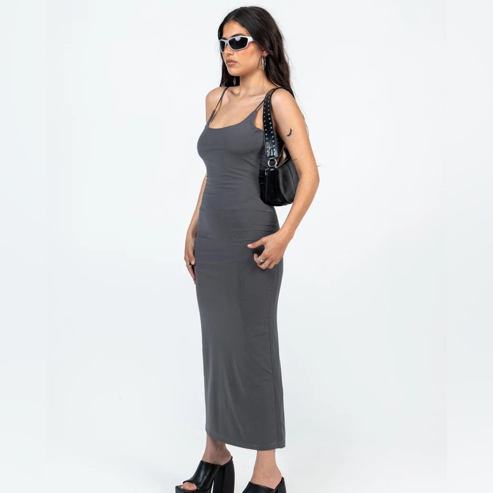 NWT Princess Polly KNOX MAXI DRESS SLATE PETITE
